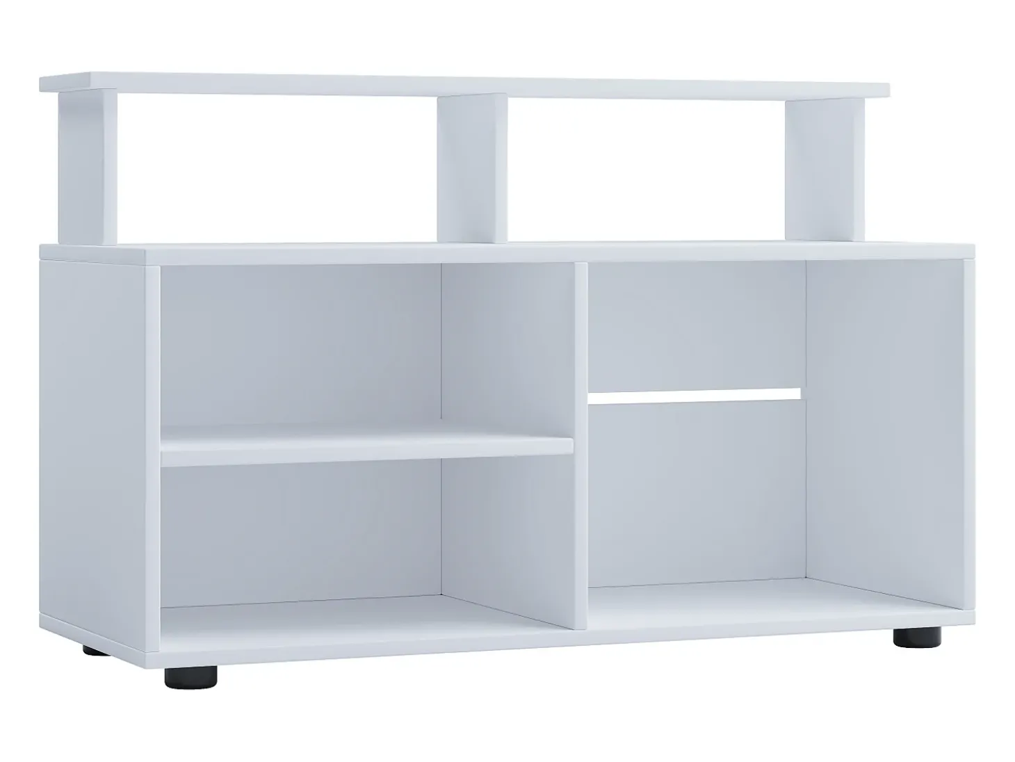 Móveis de TV VCM | Lowboard | Prateleira de TV com espaço de armazenamento suficiente | Dimensões A. 59 x L. 90 x P. 36 cm | Fernseh Furniture - Balansia (Branco)