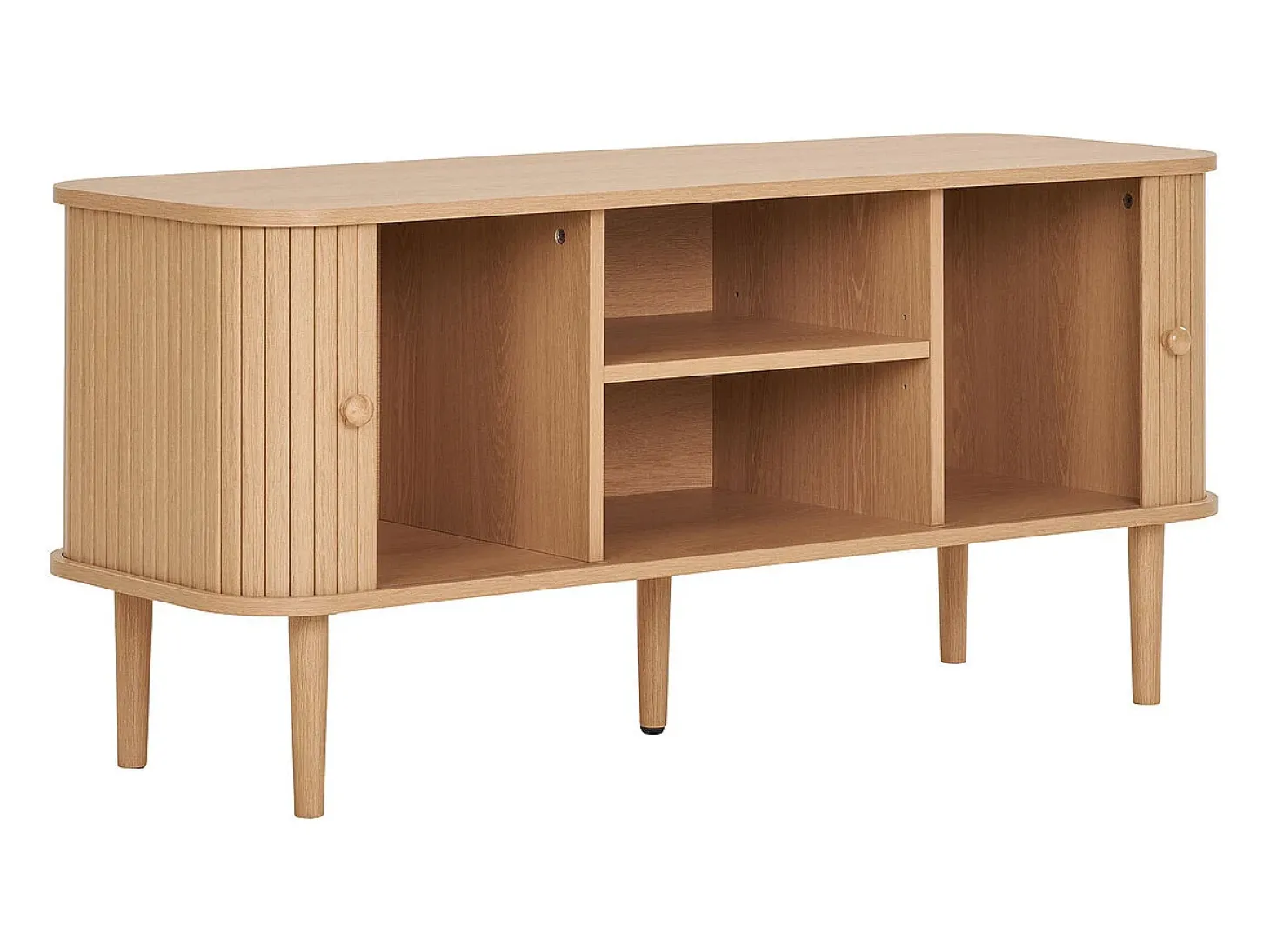 Móveis TV Nikko, Castanho, 113x40x51,5 cm, Kendra Home