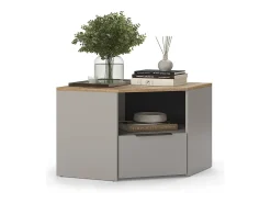 Móvel baixo para TV cinzento-bege 68x68x50 wido