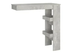 Móvel bar parede 102x45x103,5cm derivados madeira cinza cimento PT301786