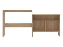 Móvel de bar com 2 tampos carvalho 130x40x120 cm PT932975