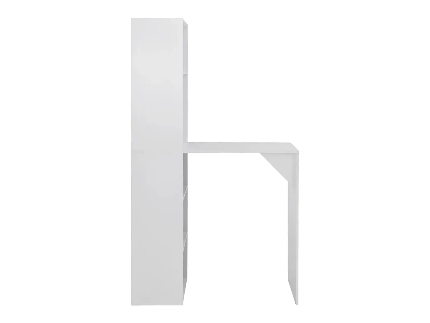 Móvel de bar com armário 115x59x200 cm branco PT768851