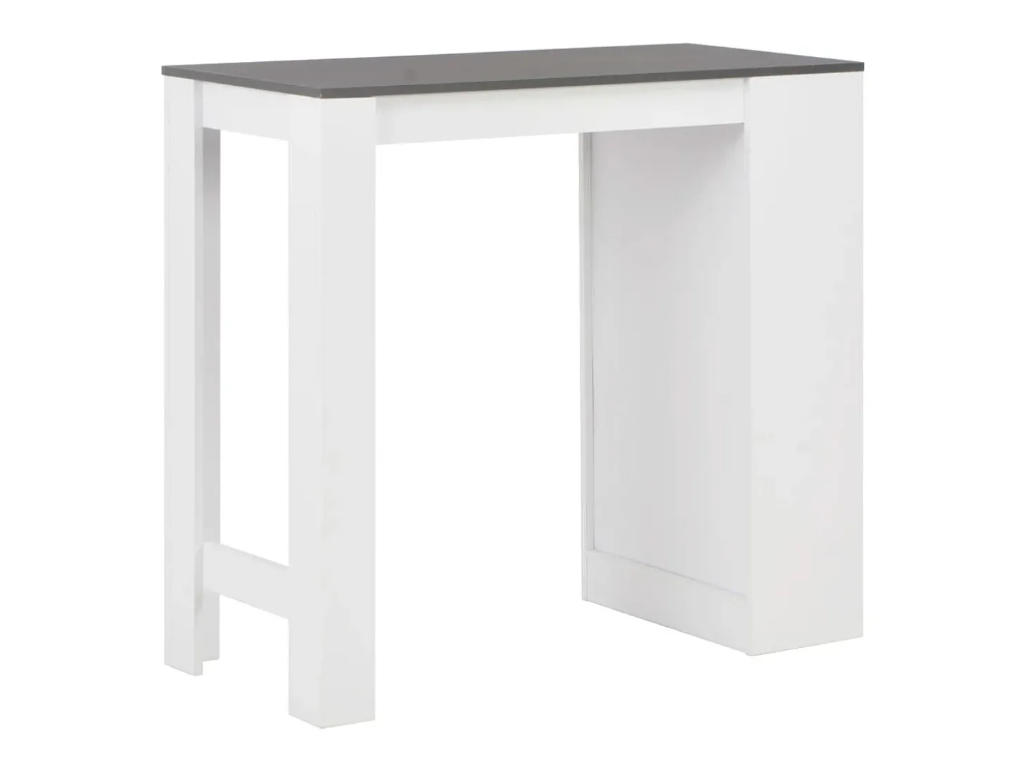 Móvel de bar com prateleira branco 110x50x103 cm PT926003