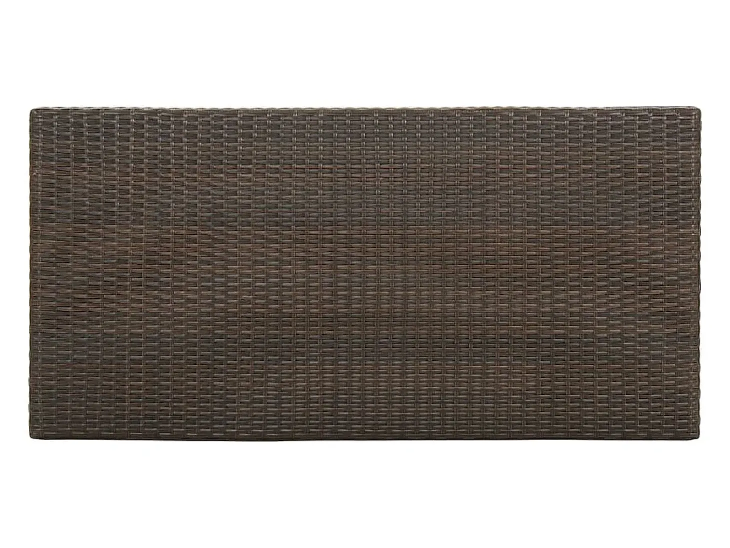 Móvel de bar com prateleiras 120x60x110 cm vime PE castanho PT329964