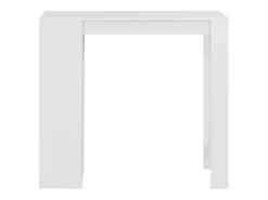 Móvel de bar com prateleira branco 110x50x103 cm PT215827