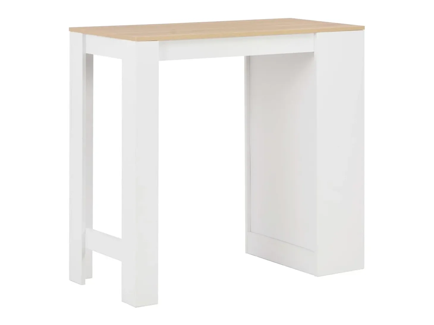 Móvel de bar com prateleira branco 110x50x103 cm PT510349