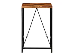 Móvel de bar em madeira recuperada maciça 70x70x106 cm PT732717