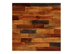 Móvel de bar em madeira recuperada maciça 70x70x106 cm PT732717