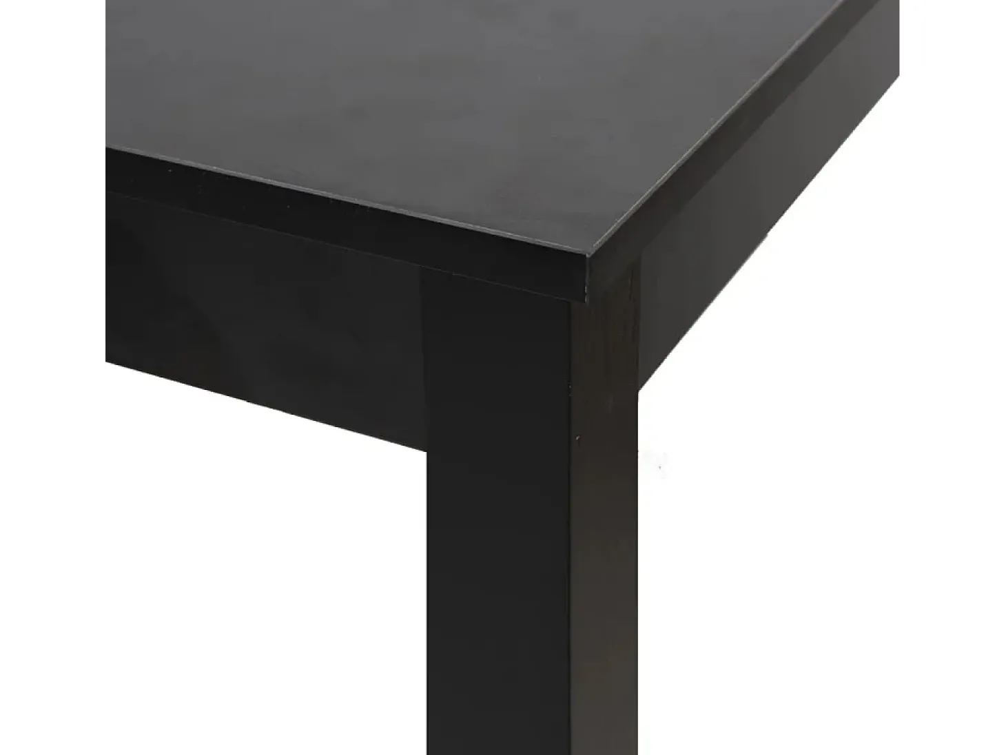 Móvel de bar em MDF preto 55x55x107 cm PT328085