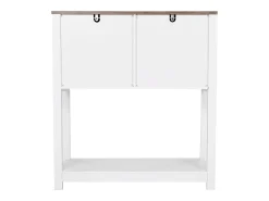 Móvel de Bar para Café SucceBuy, 80 x 35 x 88 cm, 3 Níveis com Portas Magnéticas