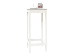 Móvel de bar 50x50x110 cm madeira de pinho maciça branco PT305420
