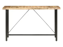 Móvel de bar 180x70x107 cm madeira de mangueira áspera PT572349