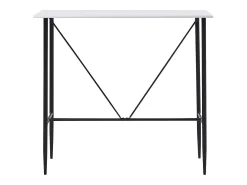 Móvel de bar 120x60x110 cm MDF branco PT437749