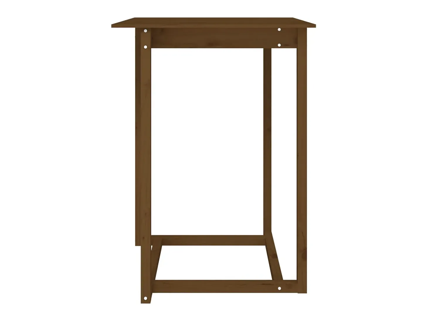 Móvel de bar 80x80x110 cm pinho maciço castanho mel PT248310