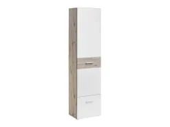 Móvel de entrada - ONYX 5 - Cores carvalho e branco