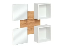 Móvel de entrada - TORTH 5 - Cores carvalho e branco