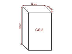 Móvel de sala preto coleção CEPTO, 1 porta, 1 prateleira. Ideal para um pequeno armazenamento na sala.