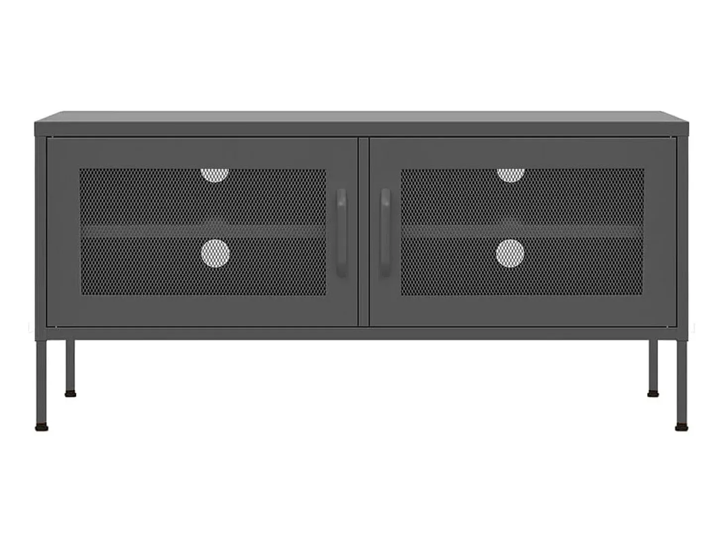 Móvel de TV aço 105x35x50 cm antracite PT488338