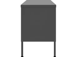 Móvel de TV aço 105x35x50 cm antracite PT488338