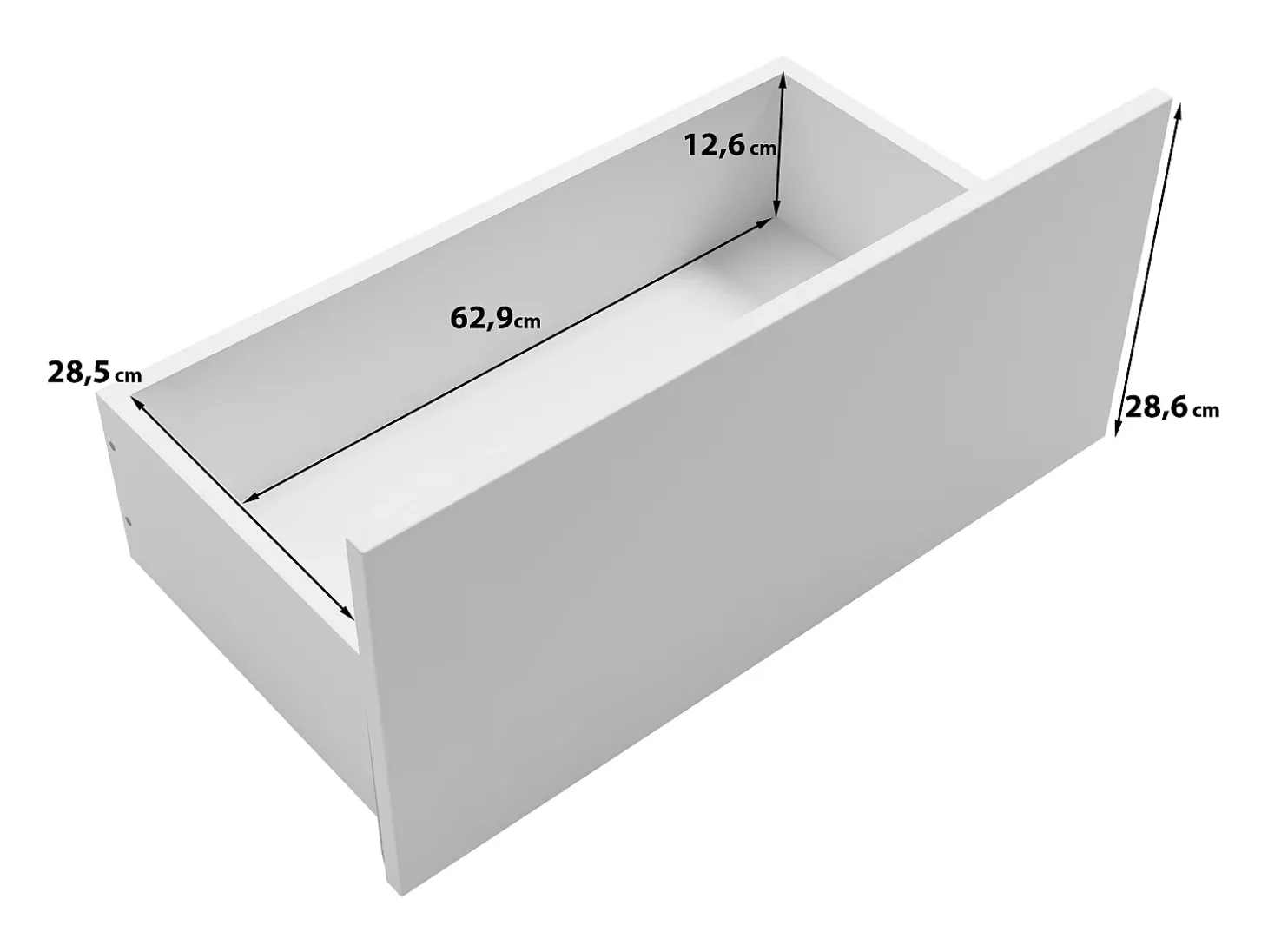 Móvel de TV baixo moderno 180 cm – armário alto para TV com gavetas e prateleiras, carvalho wotan mate