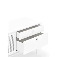 Móvel de TV branco 180x40 cm