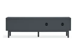 Móvel de TV cinza antracite 180x40 cm