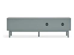 Móvel de TV cinza pérola 180x40 cm