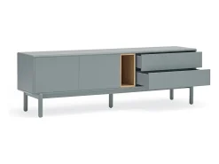 Móvel de TV cinza pérola 180x40 cm