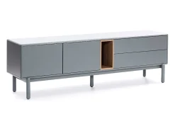 Móvel de TV cinza pérola 180x40 cm