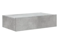 Móvel de TV com luzes LED 60x35x15,5 cm cinzento cimento PT560516