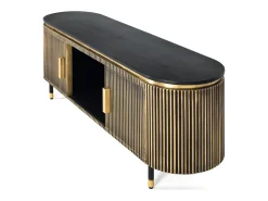 Móvel de TV em manguier et bronze 150cm