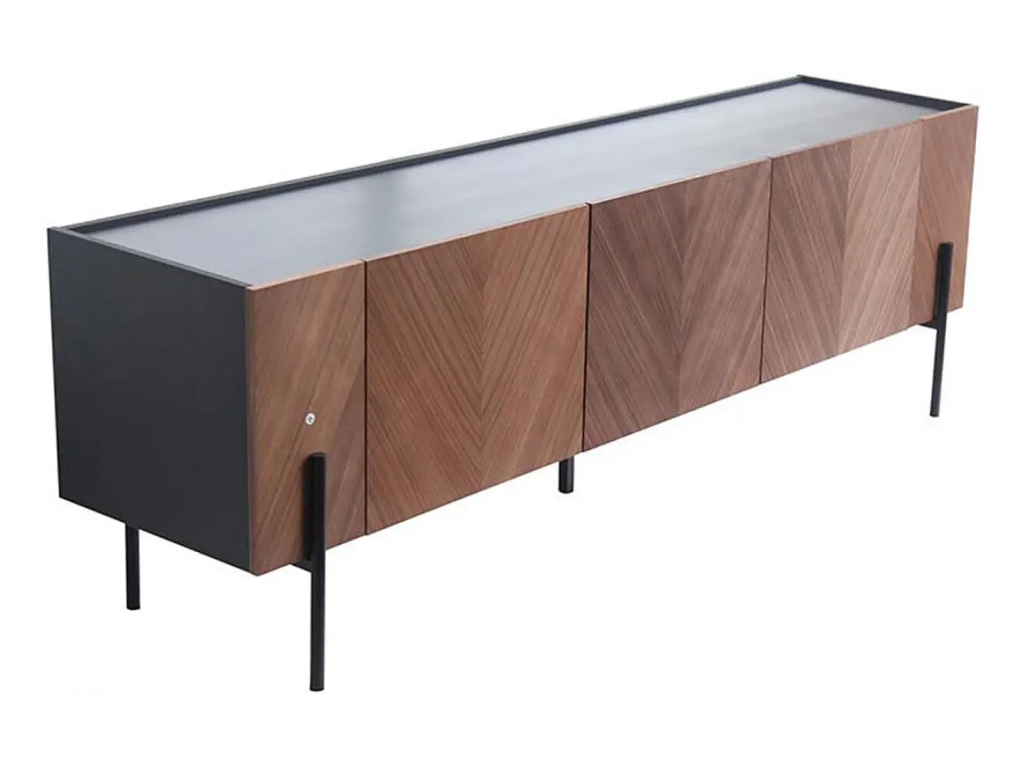 Móvel de TV Vintage SEQUOIA com Armários de Arrumação