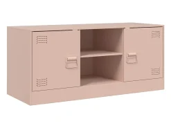 Móvel de TV 99x39x44 aço rosa PT225385