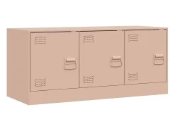 Móvel de TV 99x39x44 aço rosa PT647872