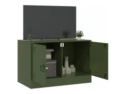 Móvel de TV 67x39x44 aço verde azeitona PT908901