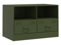 Móvel de TV 67x39x44 aço verde azeitona PT828811