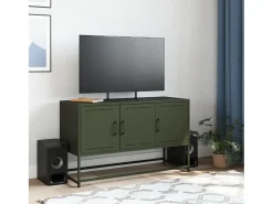 Móvel de TV 100,5x39x60,5 aço verde azeitona PT357450