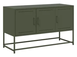 Móvel de TV 100,5x39x60,5 aço verde azeitona PT357450