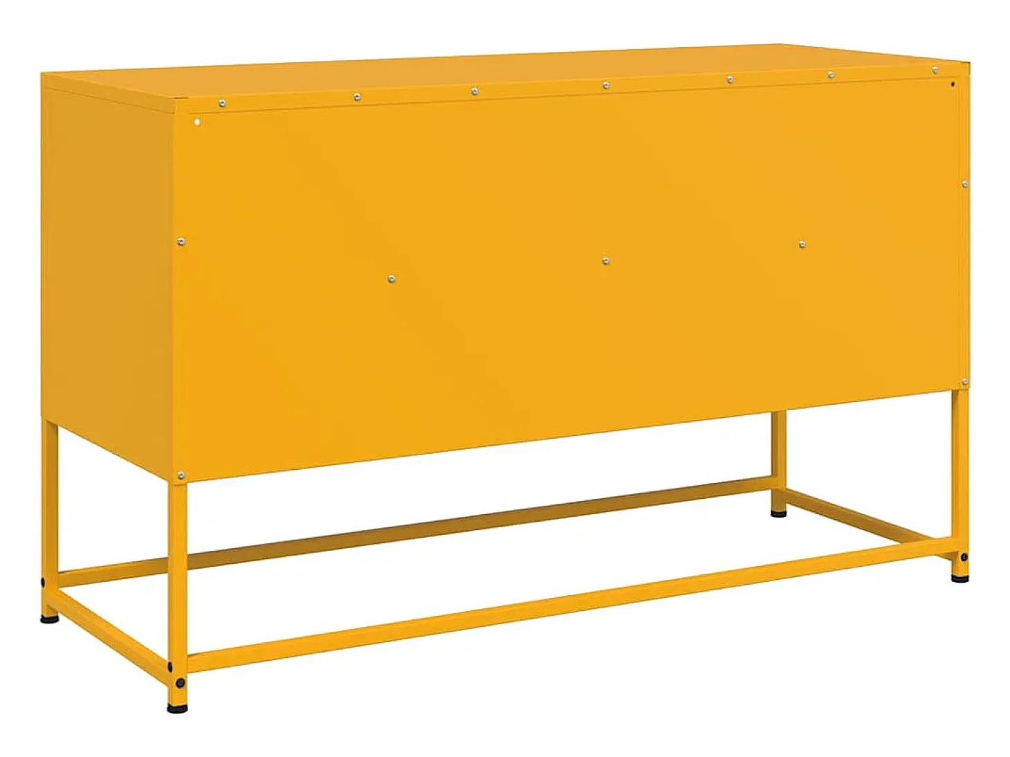 Móvel de TV 100,5x39x60,5 cm aço amarelo mostarda