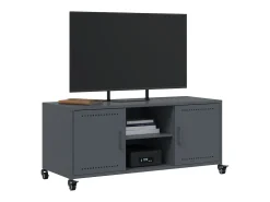 Móvel de TV 100,5x39x43,5 cm aço antracite
