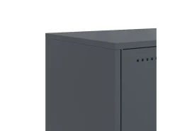 Móvel de TV 100,5x39x43,5 cm aço antracite