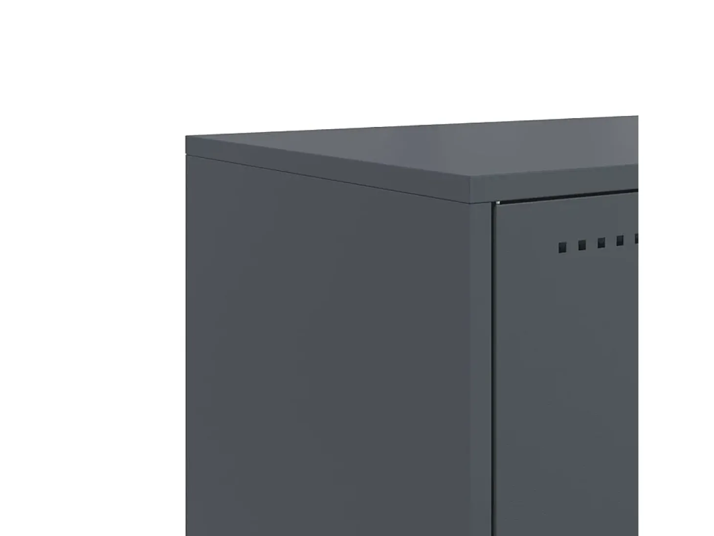 Móvel de TV 100,5x39x43,5 cm aço antracite