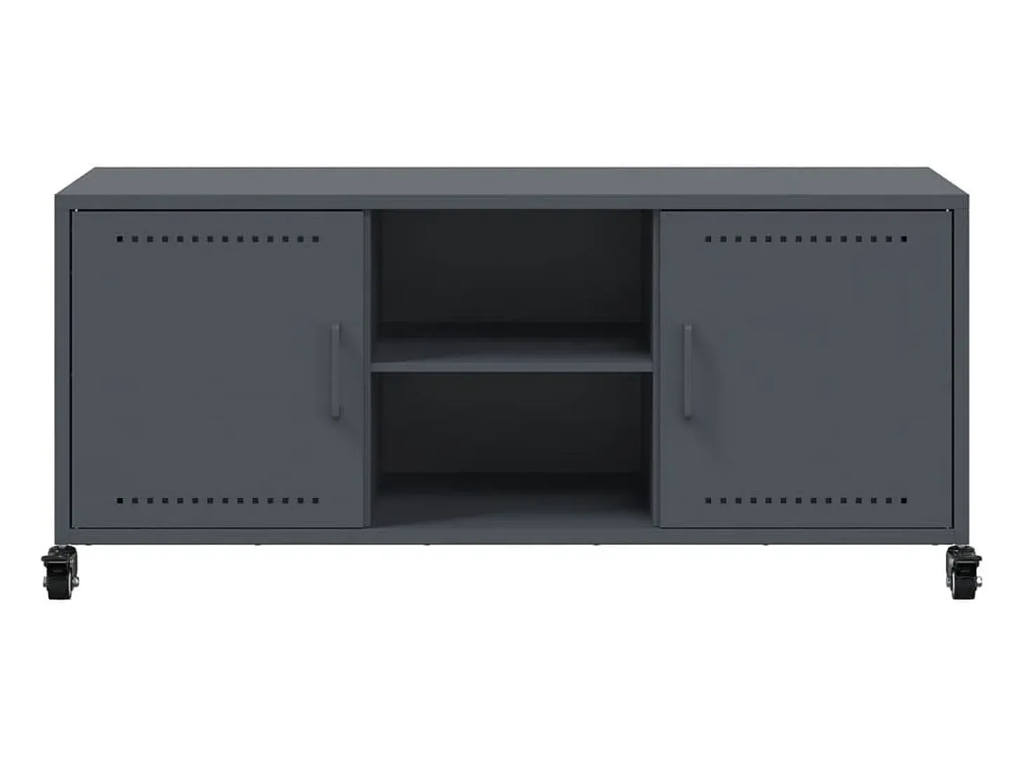 Móvel de TV 100,5x39x43,5 cm aço antracite