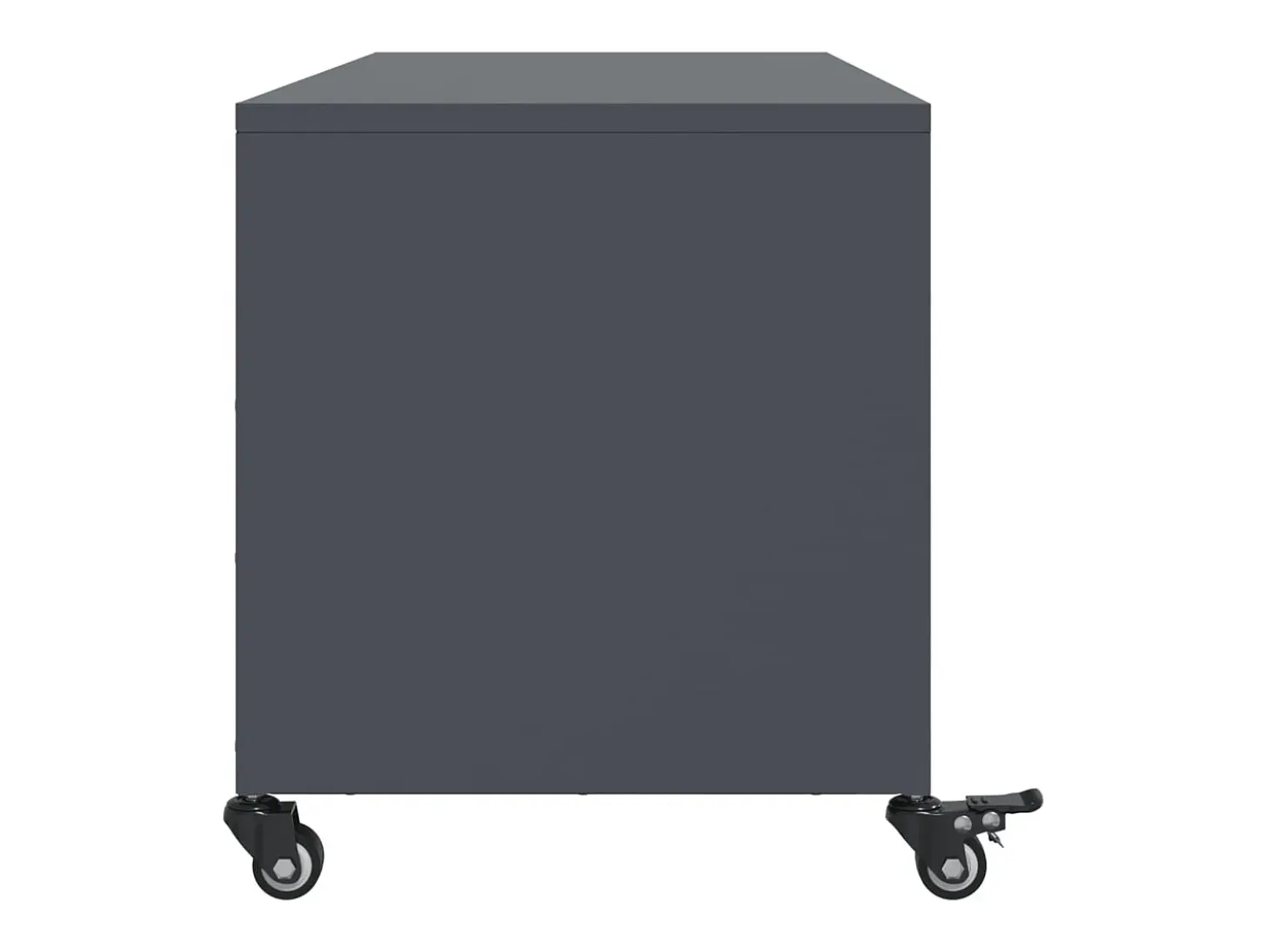 Móvel de TV 100,5x39x43,5 cm aço antracite