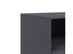 Móvel de TV 99x39x44 cm aço antracite