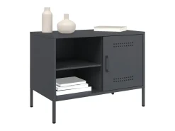 Móvel de TV 68x39x50,5 cm aço antracite PT707316