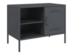 Móvel de TV 68x39x50,5 cm aço antracite PT707316