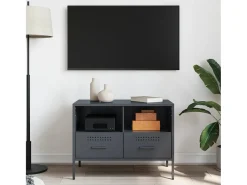Móvel de TV 68x39x50,5 cm aço antracite PT613976