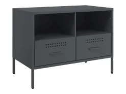 Móvel de TV 68x39x50,5 cm aço antracite PT613976