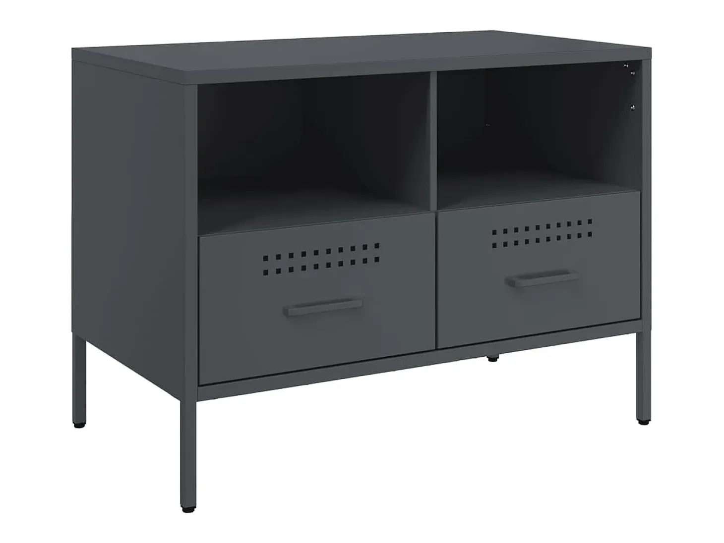 Móvel de TV 68x39x50,5 cm aço antracite PT613976